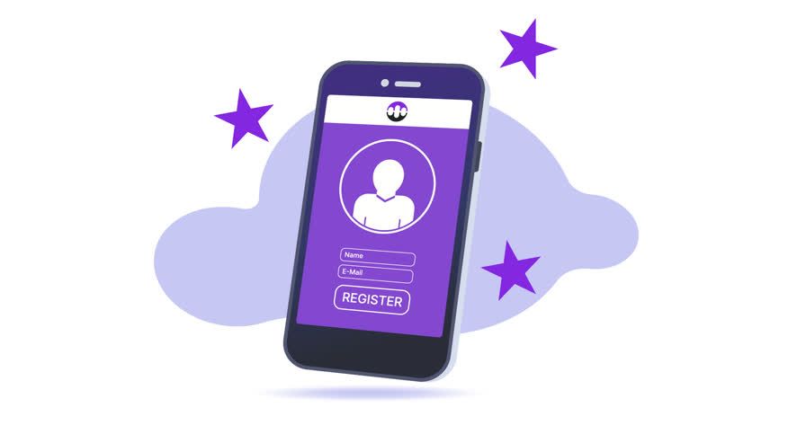 Schritt 1: Einrichten - Erstelle dein digitales Profil mit Kontaktdaten